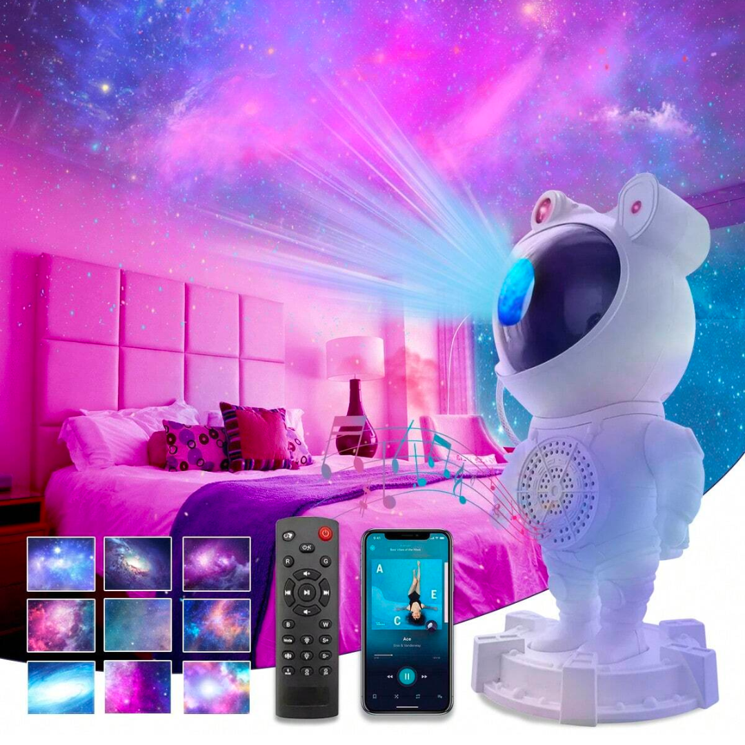 LuminaWave™: Astronauta Proyector de Estrellas y Galaxias