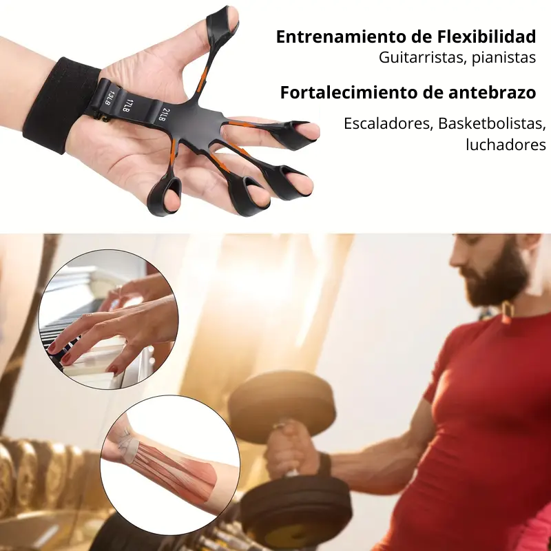HandFlex™: Ejercitador de dedos