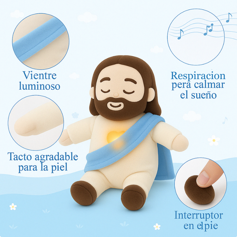 Jesús Conmigo™: Peluche Respiratorio y Musical