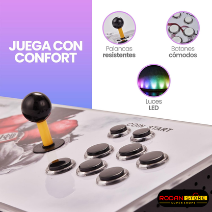 Consola Arcade Retro™: 2 Jugadores con +3000 Juegos, Plug & Play, HDMI/VGA