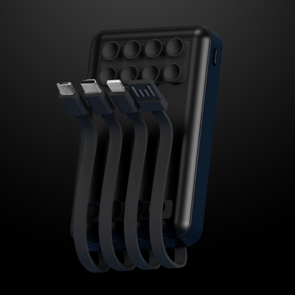 Cargador Todo-en-Uno X4™: Cargador Portátil Para Celular de 10,000mAh