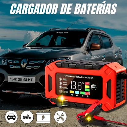 PowerGo™: Cargador Rápido Inteligente para Batería de Coche/Moto