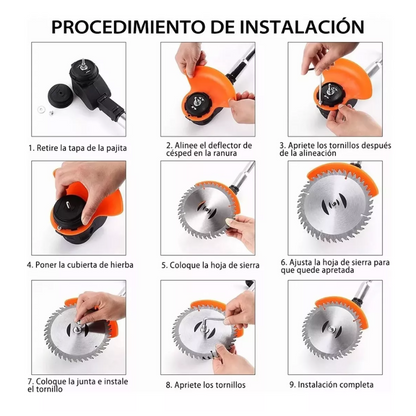 Podamax Pro™: Podadora Inalámbrica de Alto Poder con 2 Baterías de 21V