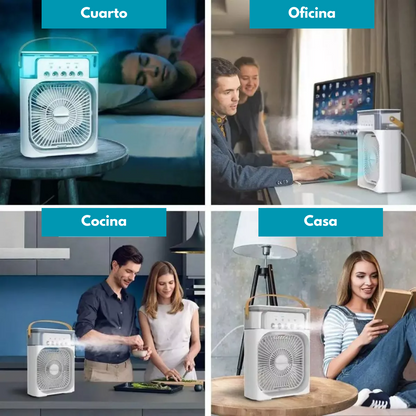 AeroChill™: Ventilador y Enfriador de Aire con Humidificador 3 en 1