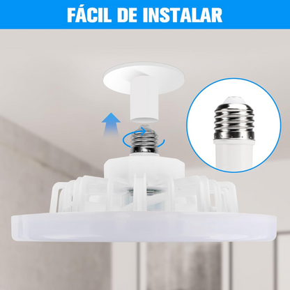 VentiGlow™: Ventilador de techo con luz led y control remoto