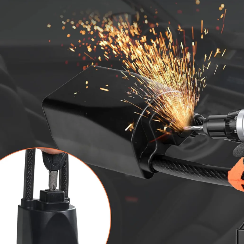 DriveLock™: Bloqueo de Volante de Hierro con Cierre Universal y 3 llaves