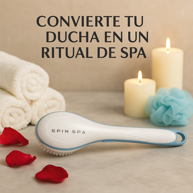 SpinSpa™: 5-en-1, Cepillo Corporal Eléctrico Recargable