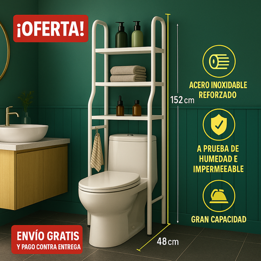 EsencialHome™: Rack de Baño de Alta Calidad