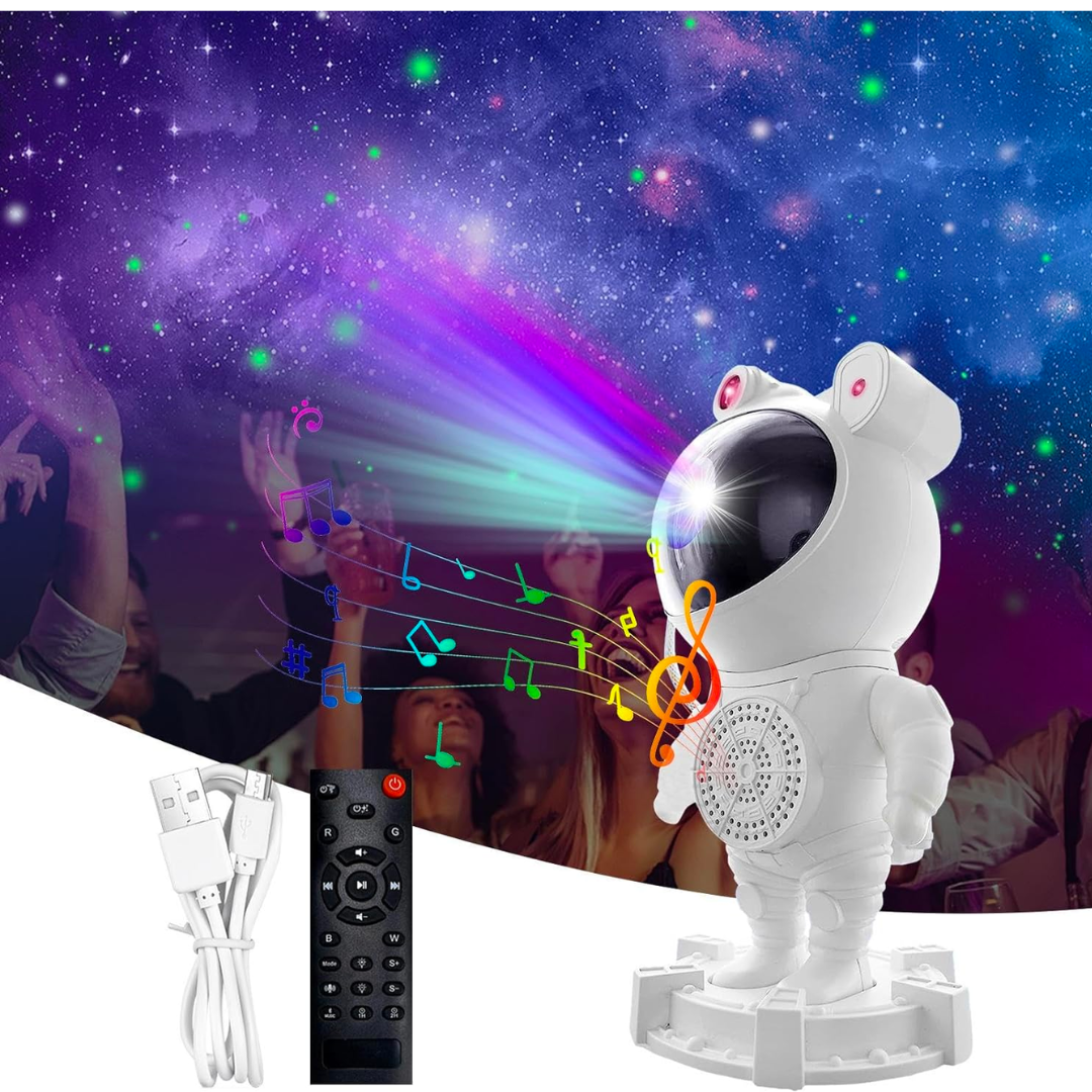 LuminaWave™: Astronauta Proyector de Estrellas y Galaxias