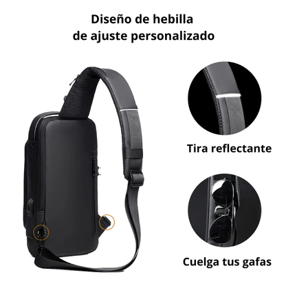 XSecure™: Mochila de Hombro Antirrobo con USB