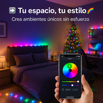Luces LED Inteligentes RGB 5m™: Ilumina Tu Mundo a Tu Manera
