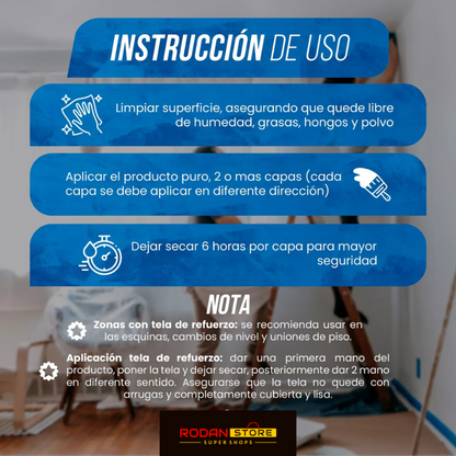 LluviaCero™: Impermeabilizante y Sellador Transparente de 1 Litro