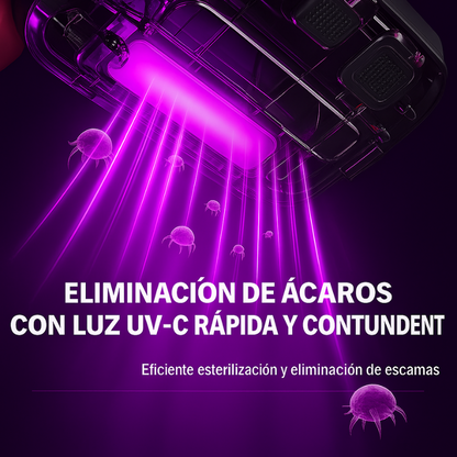 Nuvéa Pro™: Aspiradora portátil con luz UV, Elimina ácaros, polvo y bacterias