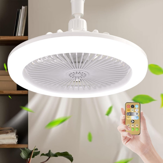 VentiGlow™: Ventilador de techo con luz led y control remoto