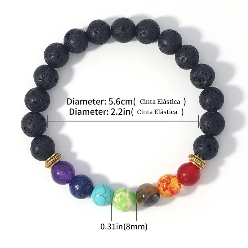 2 Pulseras 7 Chakras™: Armonía y Energía en Cada Pieza 2x1