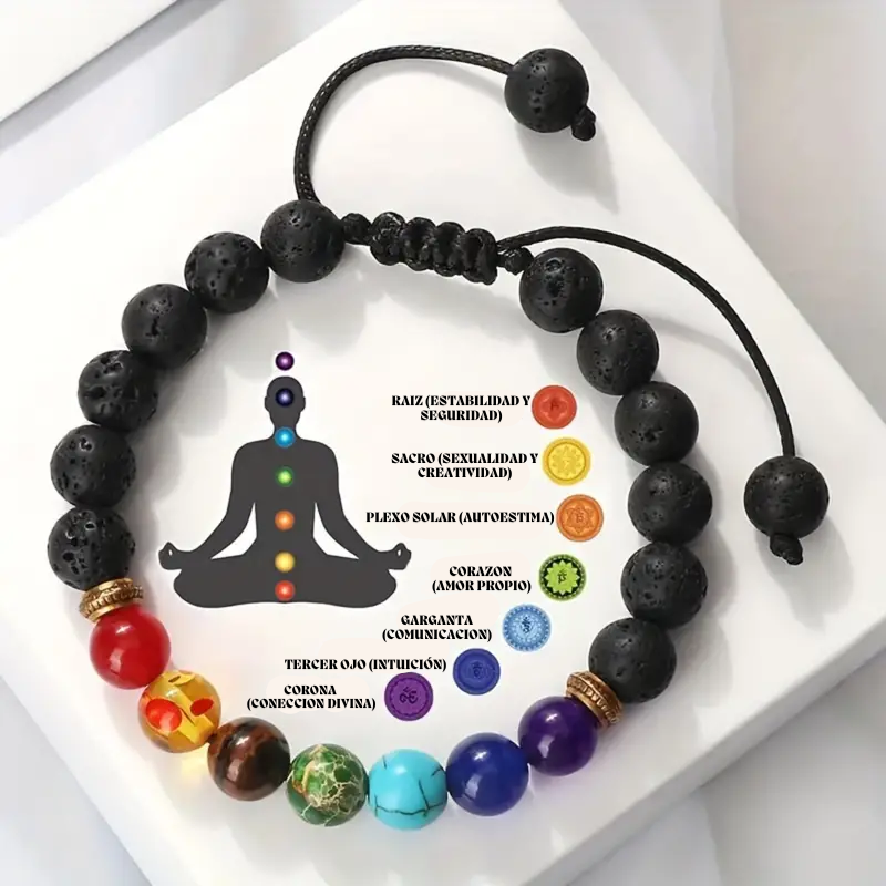 2 Pulseras 7 Chakras™: Armonía y Energía en Cada Pieza 2x1