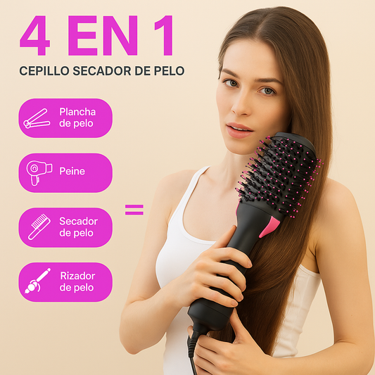 Cepillo De Aire Ionico 4 En 1