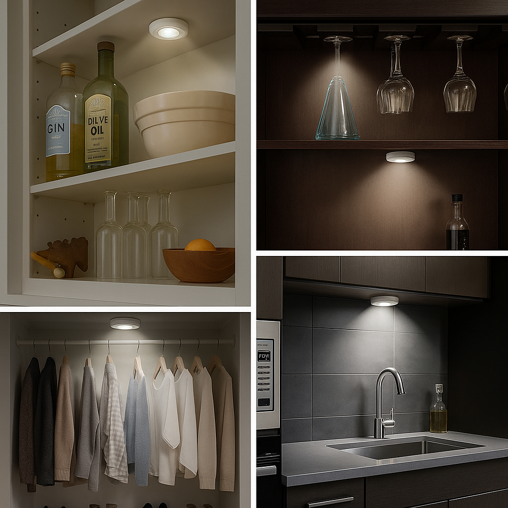 LumiSet Pro™💡☀️: Set de 3 Luces led con Control Remoto