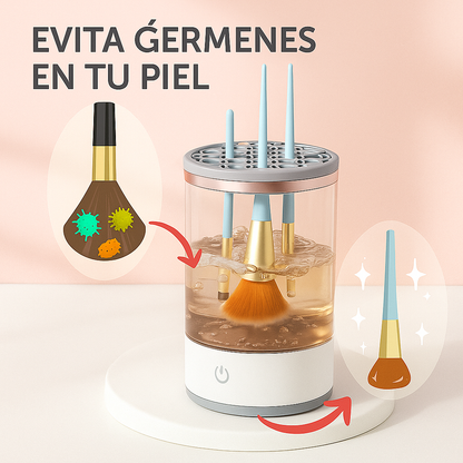 GlamClean™ - Limpiador Eléctrico de Brochas de Maquillaje