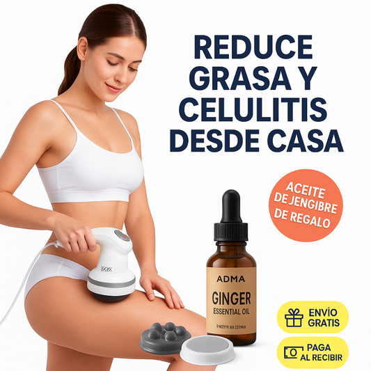 Body Innovation – Masajeador Reductor + Aceite de Jengibre GRATIS | Tonifica y Elimina Grasa desde Casa