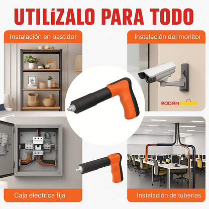 ClavoFácil™: Pistola Fijadora de Clavos Portátil