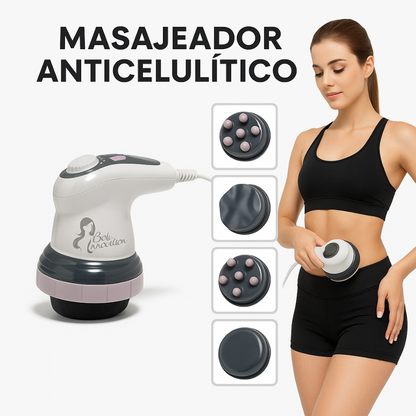 Body Innovation – Masajeador Reductor + Aceite de Jengibre GRATIS | Tonifica y Elimina Grasa desde Casa