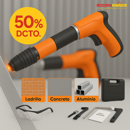 ClavoFácil™: Pistola Fijadora de Clavos Portátil