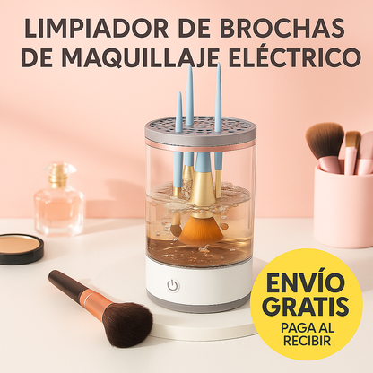 GlamClean™ - Limpiador Eléctrico de Brochas de Maquillaje