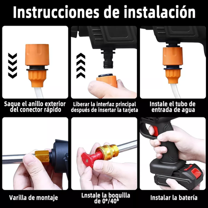 HydroJet ProX™: Hidrolavadora de alta presión inalámbrica